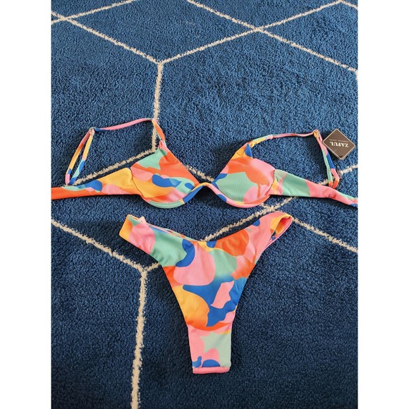 NWT Zaful Women's Retro Inspired Bikini Set S/M - Picture 2 of 5